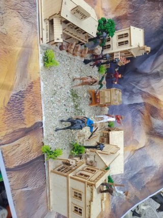 Recreación Viejo Oeste Americano 43x34