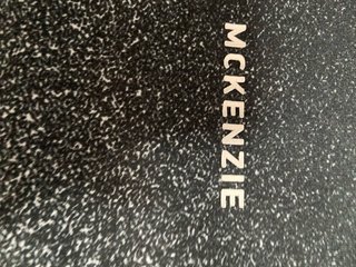 Camiseta McKenzie Talla XL Degradado Negro/Blanco