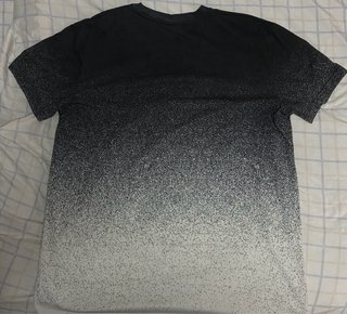 Camiseta McKenzie Talla XL Degradado Negro/Blanco