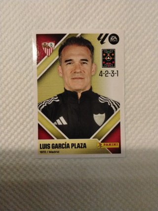 Cromo Luis García Plaza Sevilla EA Sports