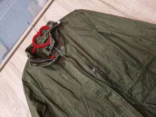 Chaqueta militar cortavientos verde