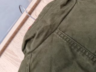 Chaqueta militar cortavientos verde