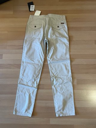 Pantaloni in velluto per bambini color beige
