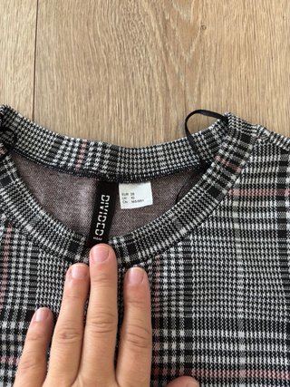 Abito aderente a quadri H&M