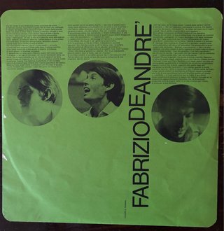 Fabrizio De André - BB LP 39 volume 1°