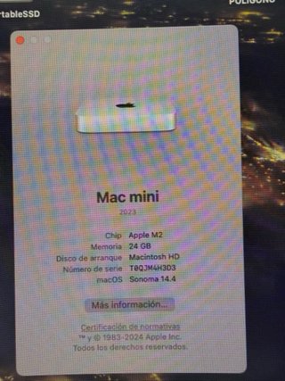 Mac Mini M2 24GB RAM 2023