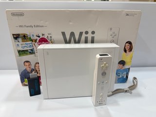 Nintendo Wii Family Edition + Mando + Wii2HDMI