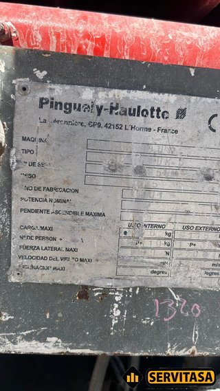 PLATAFORMA ELÉCTRICA HAULOTTE 6 METROS