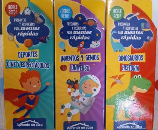 Pack 3 Juegos Preguntas Aprendo en Casa