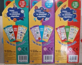Pack 3 Juegos Preguntas Aprendo en Casa
