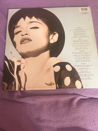 Madonna The Immaculate Collection Doble Vinilo