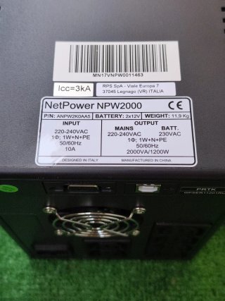 SAI/UPS Riello NetPower NPW2000