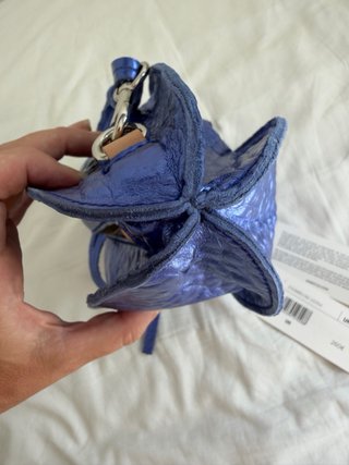 Bolso De Piel De Bimba y Lola Metalizado