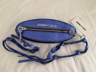 Bolso De Piel De Bimba y Lola Metalizado