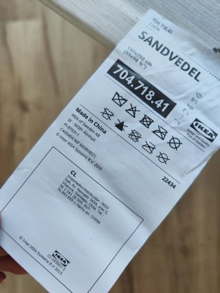 Estor Ikea 140cm Beige/Blanco