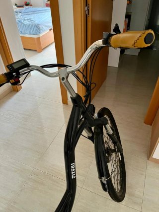 Bicicleta Eléctrica Negra
