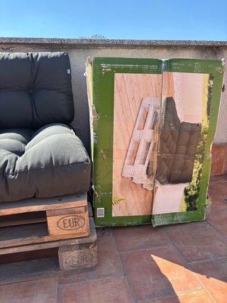 2 Sofás Exterior Negros