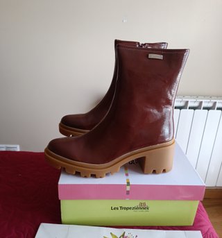 Botines charol marrón Les Tropeziennes T.39 de 70€
