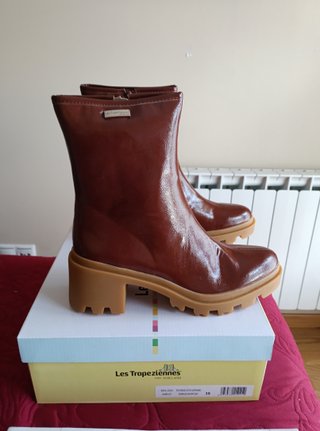 Botines charol marrón Les Tropeziennes T.39 de 70€
