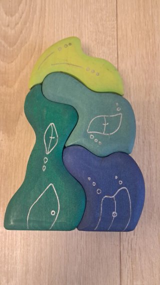 Blocchi di Costruzione Montessori in Legno