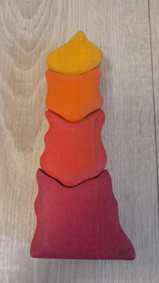 Blocchi di Costruzione Montessori in Legno