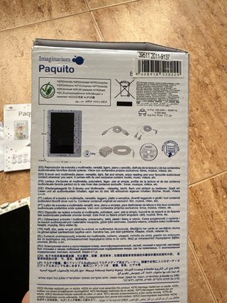 Tablet Paquito Imaginarium Infantil
