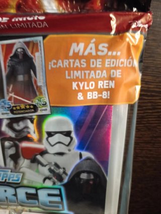 160 cromos Star Wars Force Attax+ archivador Ed Es