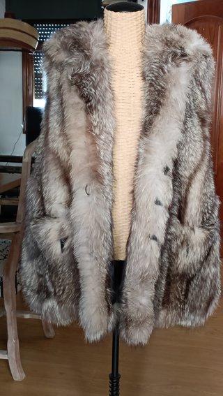 Abrigo vintage de piel