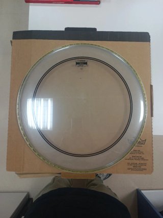 Parche Bombo 20 Remo Powerstroke 3 clear Yamaha