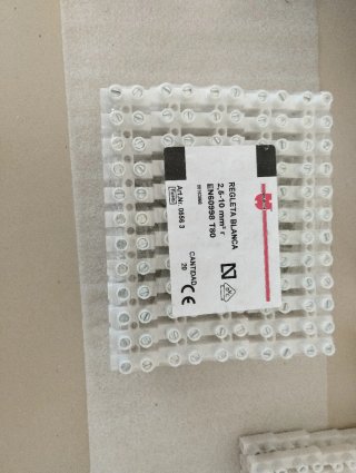 10 Regletas de conexión 2.5-10 mm²