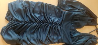 Vestitino blu con ruches