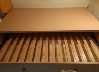 Cama nido Facil Mobel madera y tela