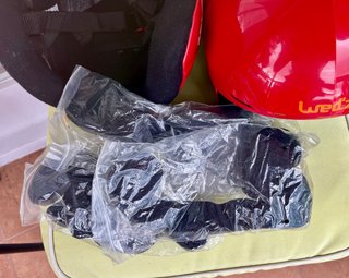 Pack 2 Cascos Esquí Infantil Rojos con Recambios