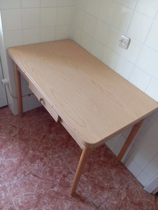 Mesa de cocina extensible madera