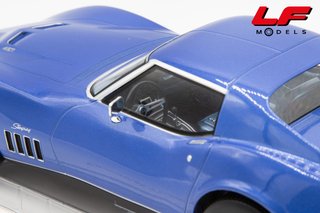 Norev Chevrolet Corvette 1969 Blu 1:18