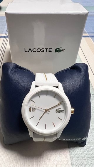 Reloj Lacoste World Padel Tour Blanco y Dorado