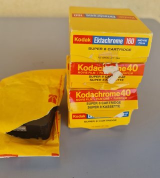 Pack 5 cartuchos Kodak Super 8 Ektachrome 160