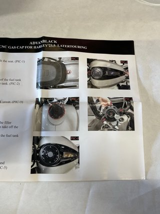 Tapa depósito Harley Davidson 23