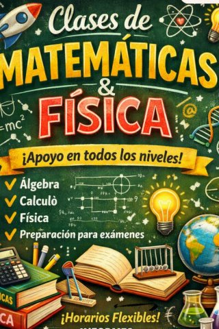 Clases particulares de matemáticas y fisica