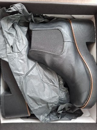 Botines Chelsea Negros Plataforma