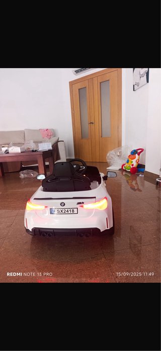 Coche Eléctrico Infantil BMW Blanco