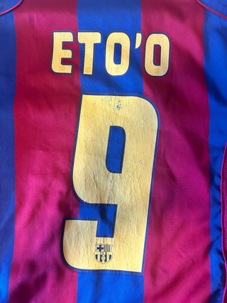 Camiseta FC Barcelona 2004/05 Talla M Eto'o 9