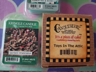 Set 3 wax melts vari marchi senza qualche quadrett
