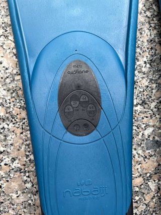 Aletas de natación Nabaiji azules