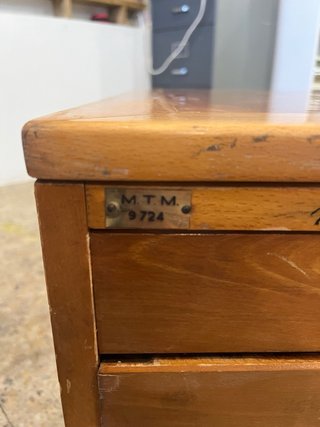 Mueble Planero Antiguo Madera