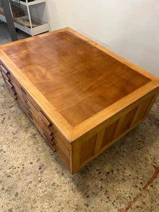 Mueble Planero Antiguo Madera
