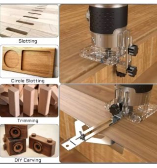 Fresadora Eléctrica 15 Fresas Madera