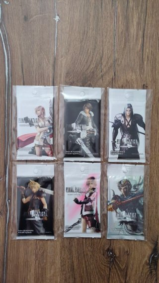 Colección completa de sobres Final Fantasy TCG