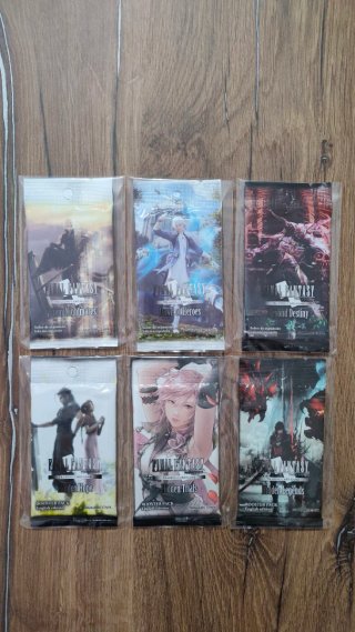 Colección completa de sobres Final Fantasy TCG