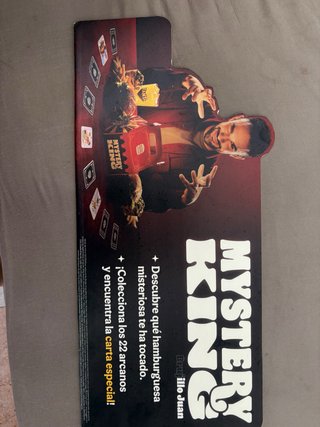 Cartel Publicitario Burger King Mystery King